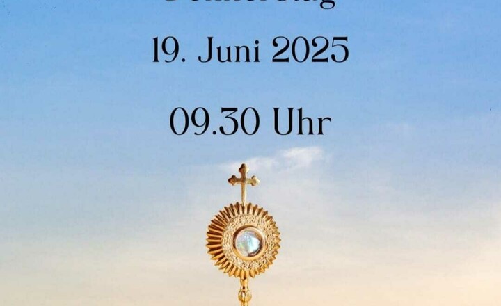Ankündigung Fronleichnam